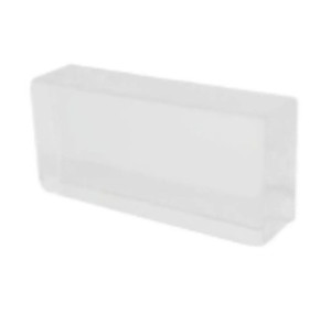 Ladrillo de Vidrio Macizo Satinado 10x20x5