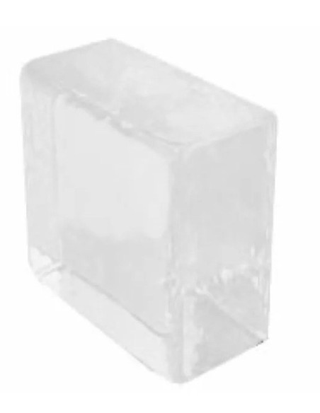 Ladrillo de Vidrio Macizo Transparente 10x10x5