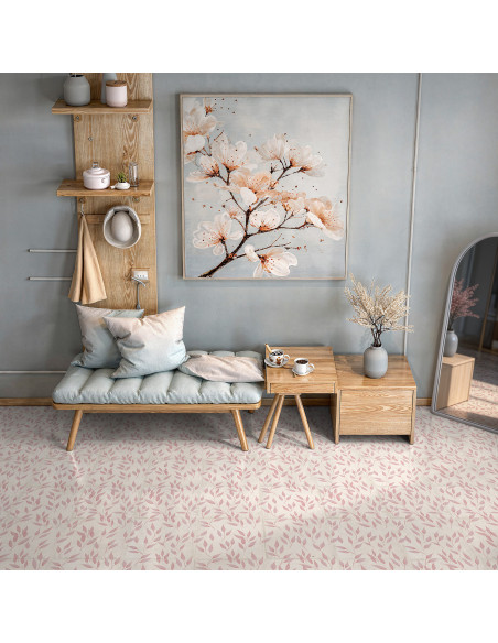Foglie Rosa 25x25 - Keros