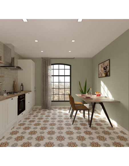 Olite Verde 22,5x22,5 - Mijares Cerlat