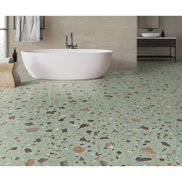 Pebble Green Natural 60x60 - Aparici