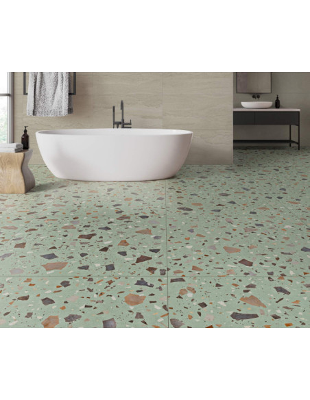 Pebble Green Natural 60x60 - Aparici