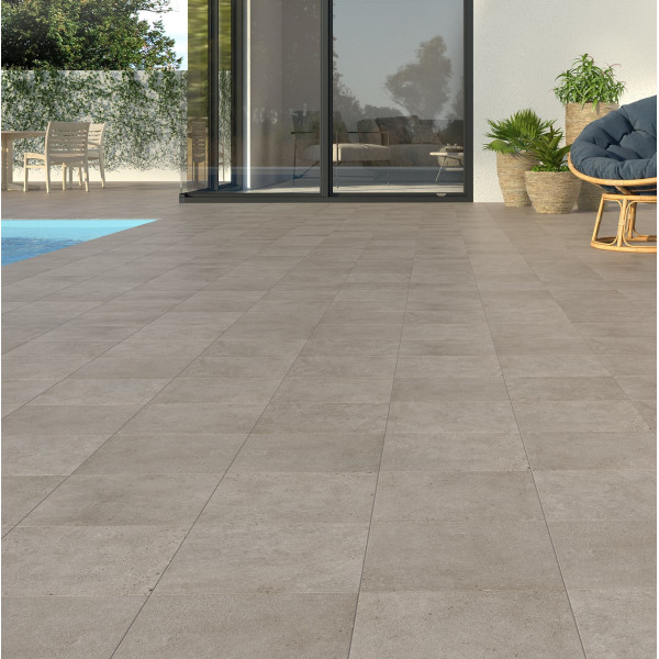 Anagama Gris 33,3x33,3 - Ecoceramic