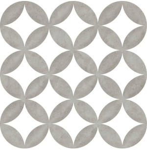 District Circles Grey 20x20 - Mayolica