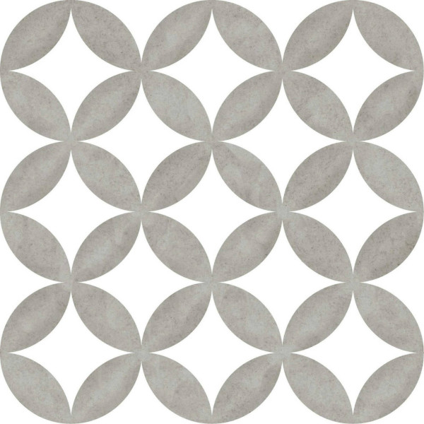 District Circles Grey 20x20 - Mayolica