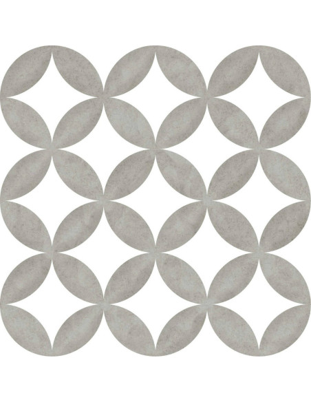 District Circles Grey 20x20 - Mayolica