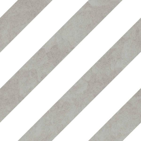 District Lines Grey 20x20 - Mayolica