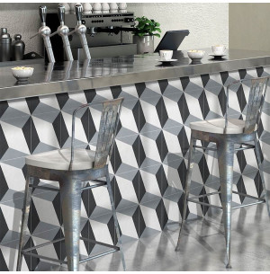 Decor Forma Black 20x20 - Mayolica 2