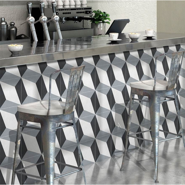 Decor Forma Black 20x20 - Mayolica