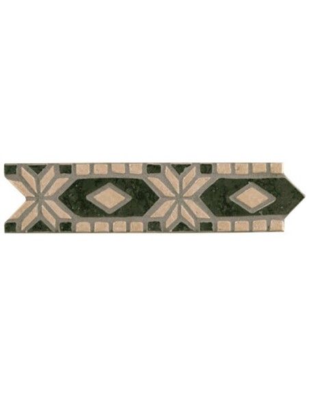 Cenefa SDM-5 Beige-Verde 6,5x26