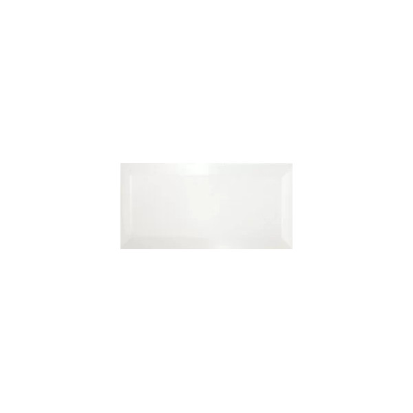 Bisel Blanco Brillo 7,5X15 - Ribesalbes