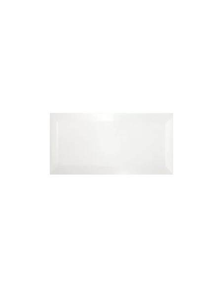 Bisel Blanco Brillo 7,5X15 - Ribesalbes