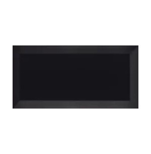 Bisel Negro Brillo 7,5X15 - Ribesalbes