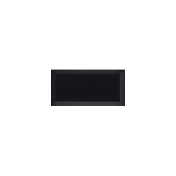 Bisel Negro Brillo 7,5X15 - Ribesalbes