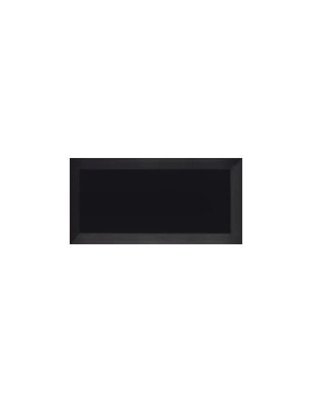 Bisel Negro Brillo 7,5X15 - Ribesalbes