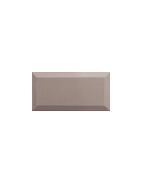 Bisel Moka Brillo 7,5X15 - Ribesalbes