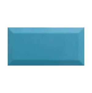 Bisel Teal  Brillo 7,5X15 - Ribesalbes