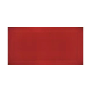 Bisel Rojo Brillo 7,5X15 - Ribesalbes