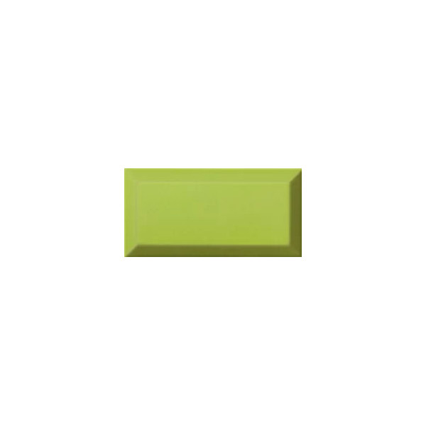 Bisel Verde Brillo 7,5X15 - Ribesalbes