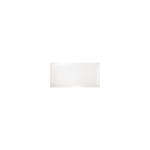 Bisel Blanco Brillo 10x20 - Ribesalbes